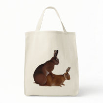 Bunny Love Tote bags by BonnieGloris Bunny Love Tote bags
