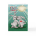 Bunny Love Valentine Card