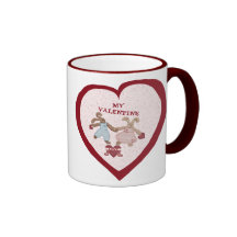 BUNNY LOVE VALENTINE COFFEE MUGS