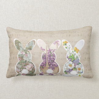 bunny lumbar pillow