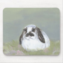 Bunny Mousepad by hop4joy Bunny Mousepad