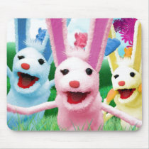Bunny Mousepad by Swazzle Bunny Mousepad