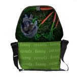 Bunny Munches Carrots / Rickshaw Messenger Bag