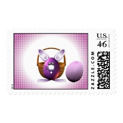Bunny 'n Basket (Stamps) by SophiaDeer