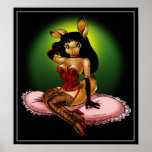BUNNY PAGE CANVAS PRINT