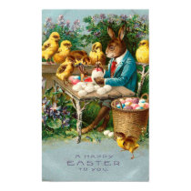 Bunny Painting Easter Eggs posters by easterfun Bunny Painting Easter Eggs posters