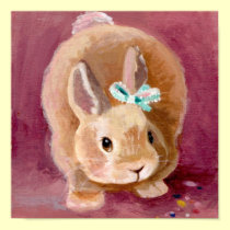Bunny Painting posters