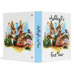Bunny Patch Custom Keepsake Binder