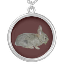 Bunny Photo necklace