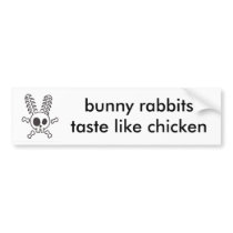 bunny rabbit bumper stickers by jaybooker2223 bunny rabbit bumper stickers