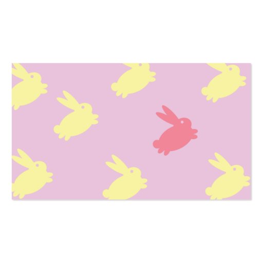 Bunny Rabbit - Business Business Cards (back side)