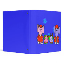 Bunny Rabbit Family Binder(christmas) by TheCuddlePig Bunny Rabbit Family Binder(christmas)