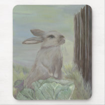 Bunny Rabbit Mousepad by hop4joy Bunny Rabbit Mousepad