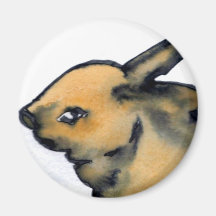 Bunny Rabbit Products - CricketDiane Art Magnets