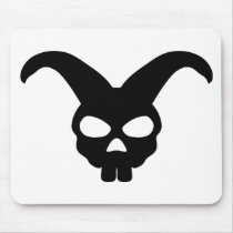 Bunny Rabbit Skull mousepads by Tomaniac Bunny Rabbit Skull mousepads