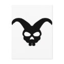Bunny Rabbit Skull postcards