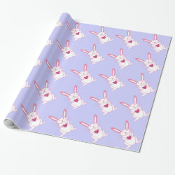 Bunny Rabbit with Heart Wrapping Paper