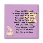 Bunny Rabbits Wiggle Magnet magnets