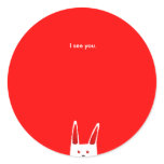 Bunny Sees you stickers