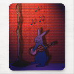 BUNNY SINGS THE BLUES MOUSE PADS