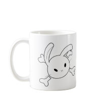 bunny skull mugs