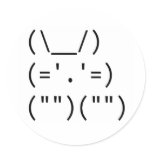 Bunny stickers