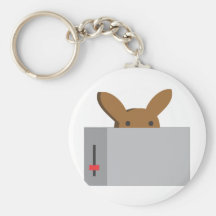 bunny toaster keychains