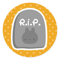 Bunny Tombstone Stickers