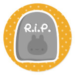 Bunny Tombstone Stickers