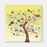 BUNNY TREE REFRIGERATOR MAGNETS