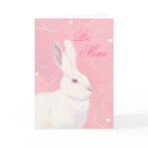Bunny Valentine Card