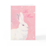 Bunny Valentine Card