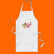BUNNY VS CHICKEN aprons