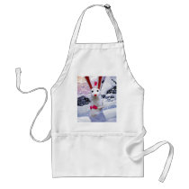 Bunny Winter Apron by Swazzle Bunny Winter Apron