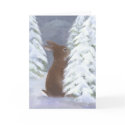 Bunny Winter Card by hop4joy Bunny Winter Card