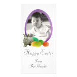Bunny with Eggs Photo Card photo cards