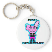 Bunny with Name Keychain keychains