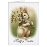 Bunny with Pussy Willow Card