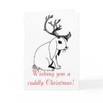 Bunnyloper's cuddly Christmas card