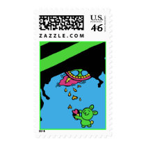BunnyLoveNeon Postage Stamps