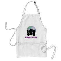 Bunnytized Cosmic Bunny Full Moon aprons