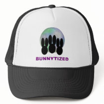 Bunnytized Cosmic Bunny Full Moon hats by bunnychurch Bunnytized Cosmic Bunny Full Moon hats