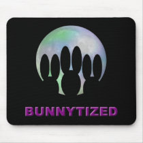 Bunnytized Cosmic Bunny Full Moon mousepads by bunnychurch Bunnytized Cosmic Bunny Full Moon mousepads