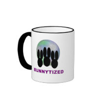 Bunnytized Cosmic Bunny Full Moon mugs
