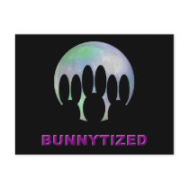 Bunnytized Cosmic Bunny Full Moon postcards by bunnychurch Bunnytized Cosmic Bunny Full Moon postcards