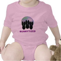 Bunnytized Cosmic Bunny Full Moon t-shirts
