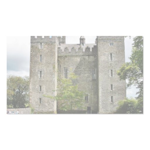 Bunratty Castles Business Card Templates (back side)