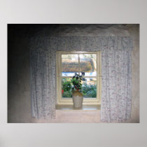Bunratty Cottage window Posters