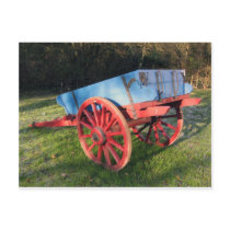 Bunratty farm cart postcard