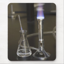 Bunsen and flask mousepads